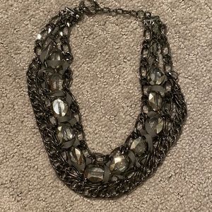 Sequin statement necklace